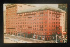 1950s Fort Pitt Hotel 800 Rooms Old Cars Pittsburgh PA Allegheny Co Postcard
