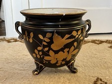 Antique Victorian Black & Gold