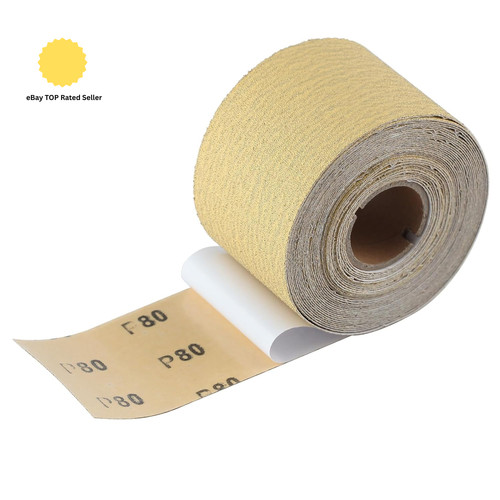 Grit sandpaper roll self - 80,