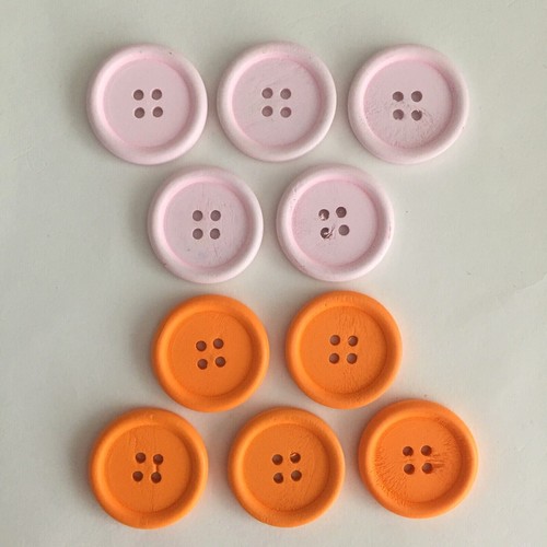 Large wooden buttons - 30mm, wide