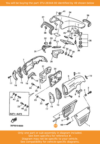 Yamaha tape 3tu 28344 oem - 3tu-28344-00,