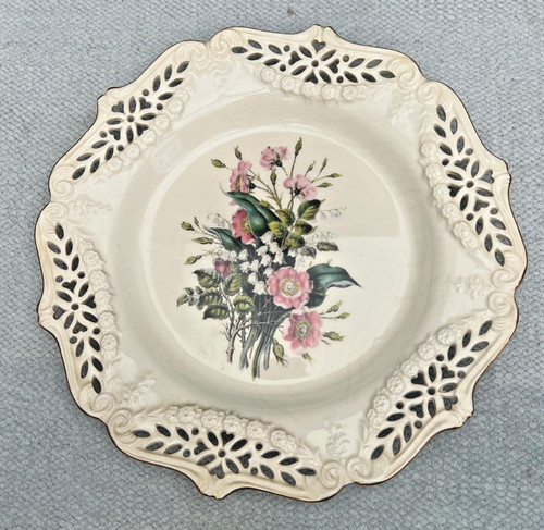Royal creamware pierced rim - royal,