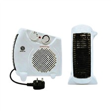 Fan Heater, 2000W Upright Flat