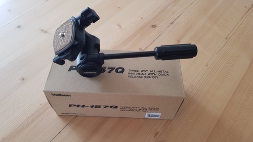 Velbon 157q pan tilt head - velbon, pan/tilt