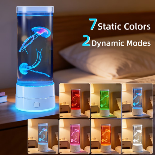 Jellyfish night light 7 - night,