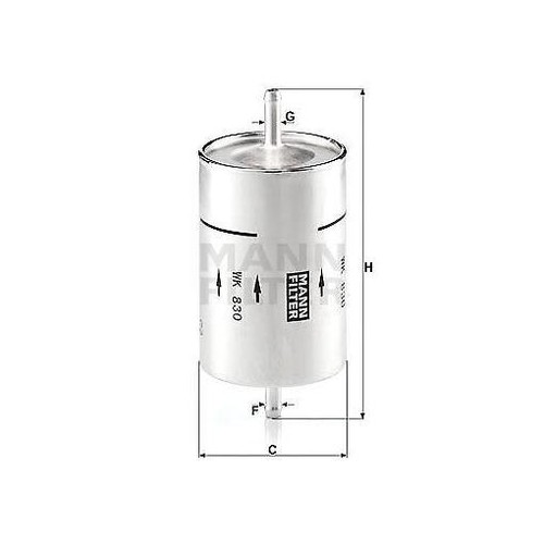 Mann filter 830 fuel - mann-filter,