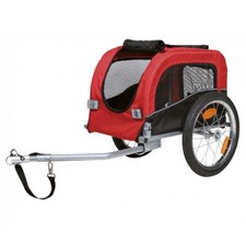 Dog Bicycle Trailer and Reflectors Trixie Safe Sturdy Collapsible Leisurely Ride
