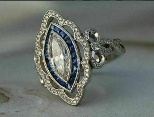 Art deco 20ct marquise shape - deco,