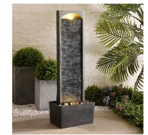 Gray polyresin modern style - gray,