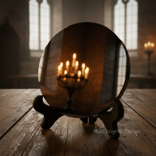 Obsidian Scrying Mirror Black