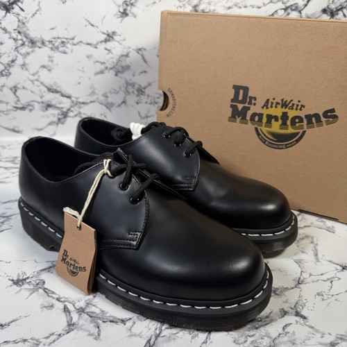 Martens black 1461 - black, white