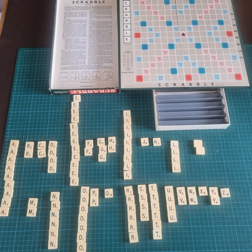 Scrabble board game spears - scrabble,