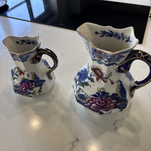 Pair antique mason s - of,