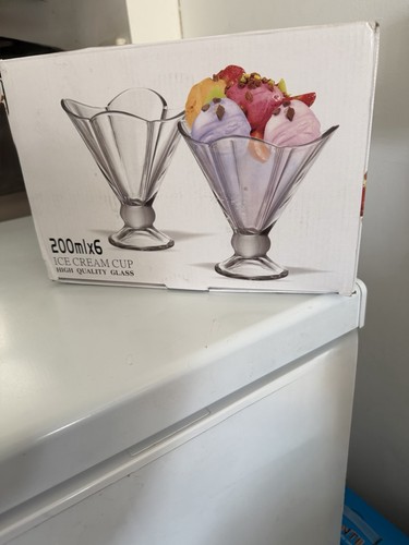High quality glass - 6, cream