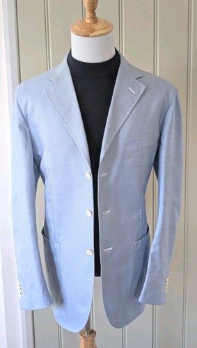 Pal zileri cotton blazer sky - zileri,