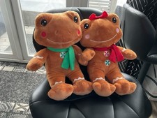 Build A Bear gingerbread Christmas Frogs Girl And Boy