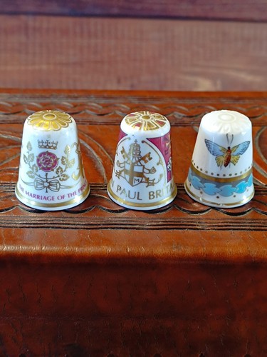 Vintage religous thimbles - religous,