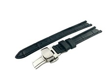 12mm Black Genuine Leather