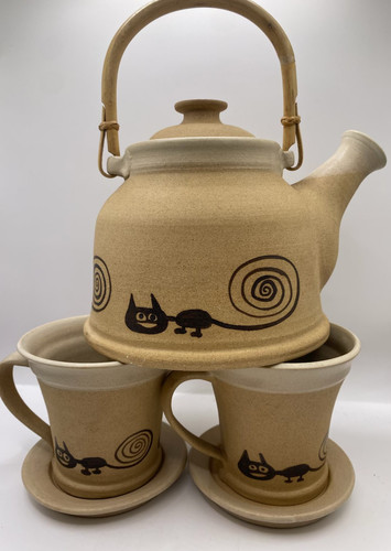 Japanese style cat tea - style,