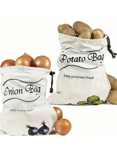 Onion and potato storage - onion, bag
