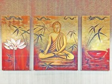 Mosaic Ceramic Panel of Buddha