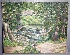 Vintage Landscape Streched Oil