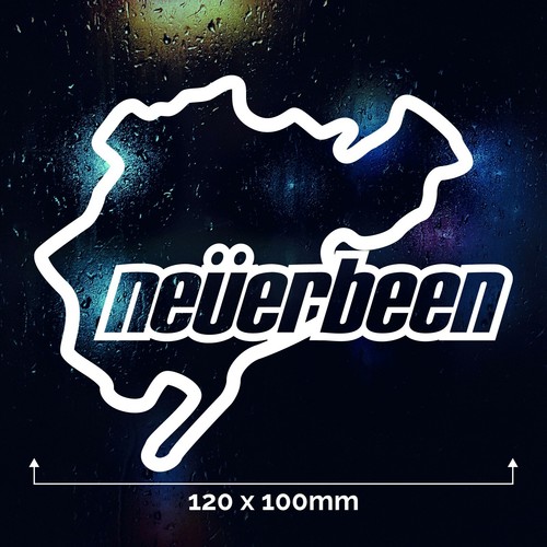 Neverbeen car sticker vinyl - car,