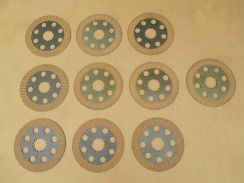 Brake friction plates - 10,