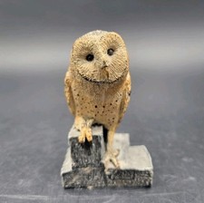 Cold Bronze Cast Barn Owl