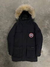 Mens Canada Goose Expedition Citadel Parka Fur  Jacket Black Size M Down Winter