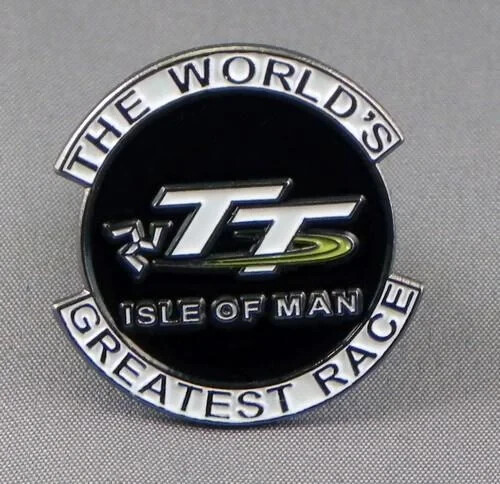 Isle man pin badge - man,
