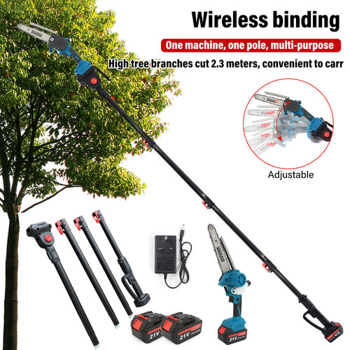Telescopic pole chainsaw - telescopic, long