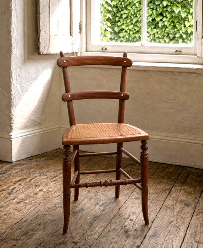Antique mahogany and cane - antique,