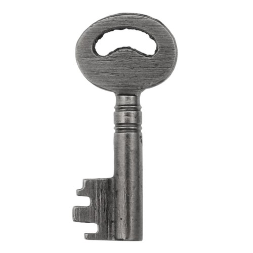 Antique key oval bow - key,