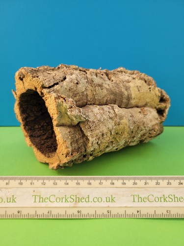 Cork bark hamster tube - cork,