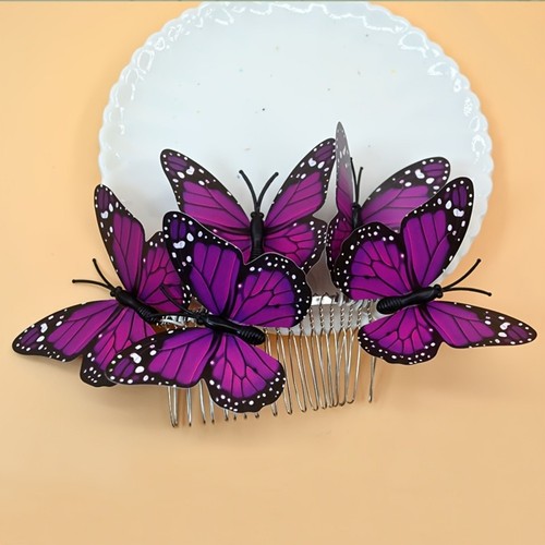 1pc butterfly hair comb - 1pc,
