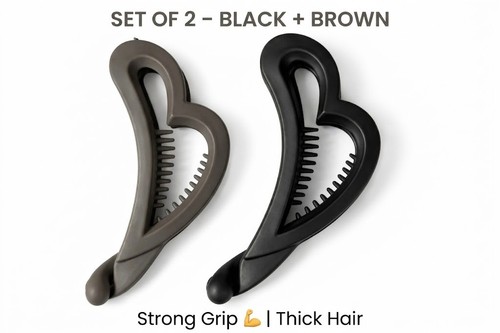 Set banana hair clips - 2,