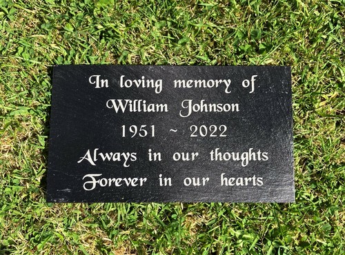 Personalised engraved stone - personalised,