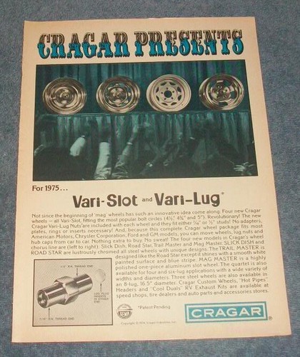 1975 cragar wheels vari slot - cragar,