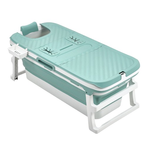 Folding bathtub portable bath - portable,