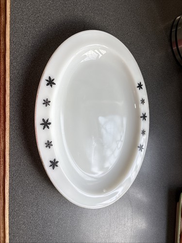 Vintage pyrex platter black - vintage,