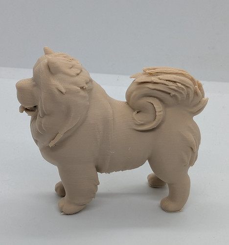 Chow dog - dog, sculpture