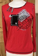 Red Long Sleeve Top By Pause