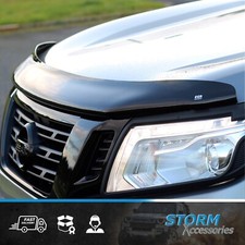 FOR NAVARA NP300 2016 ONWARD EGR DARK SMOKE BONNET GUARD PROTECTOR STONE GUARD  