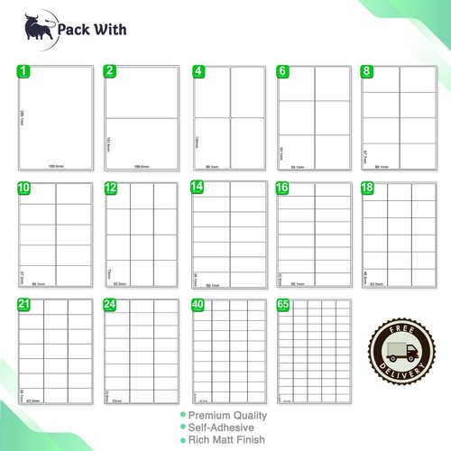 Sheets white address sticky - sheets,