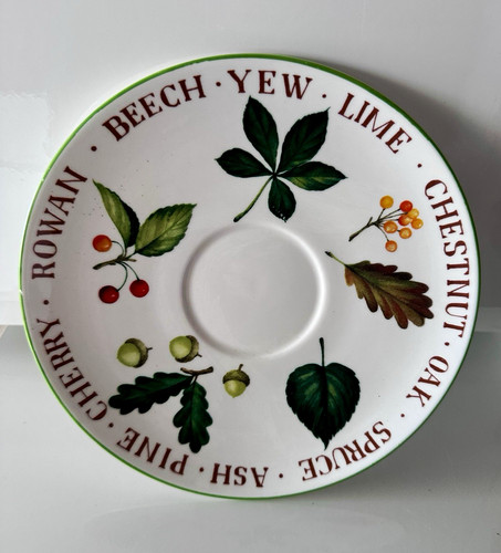 Vintage bone china - bone, saucers