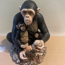 Statue Monkey With Baby