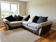 Scs Light beige corner sofa