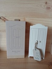 Maileg Wooden Mouse Wardrobe with hangers