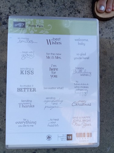 Stampin petit paris rubber - stampin,
